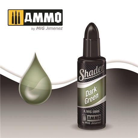 Ammo Mig Shader Dark Green 10ml MIG-0866