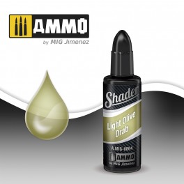 Ammo Mig Shader Light Olive Drab 10ml MIG-0864