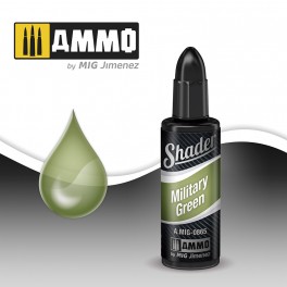 Ammo Mig Shader Military Green 10ml MIG-0865