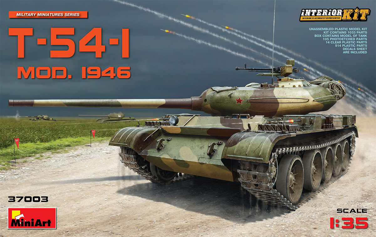 MiniArt 1:35 T-54-1 Soviet Medium Tank MA37003