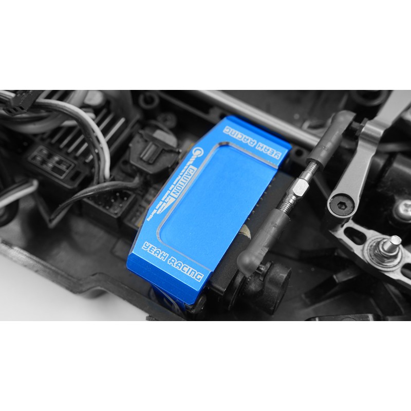 Yeah Racing Alu. Servo Mount for Tamiya TT02 TATT-057BU - Afbeelding 3