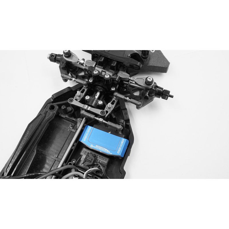 Yeah Racing Alu. Servo Mount for Tamiya TT02 TATT-057BU - Afbeelding 2