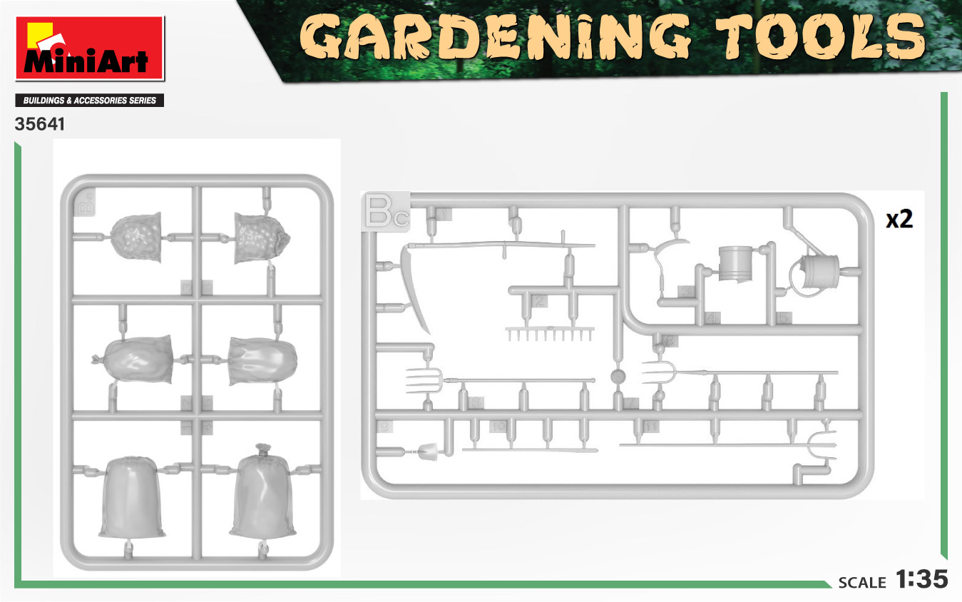 MiniArt 1:35 Gardening Tools MA35641 - Afbeelding 2