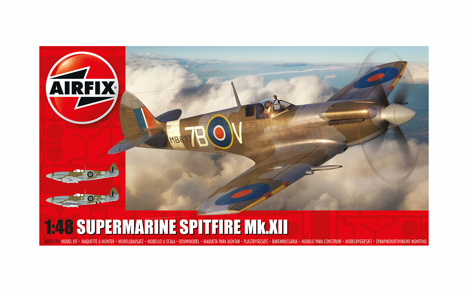 Airfix 1:48 Supermarine Spitfire Mk.XII AF05117A