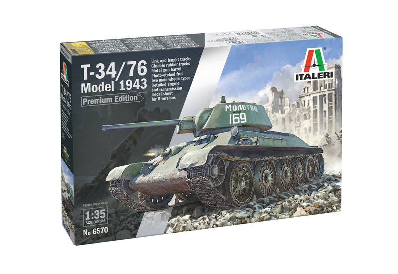 Italeri 1:35 T-34/76 Model 1943 Premium Edition IT6570
