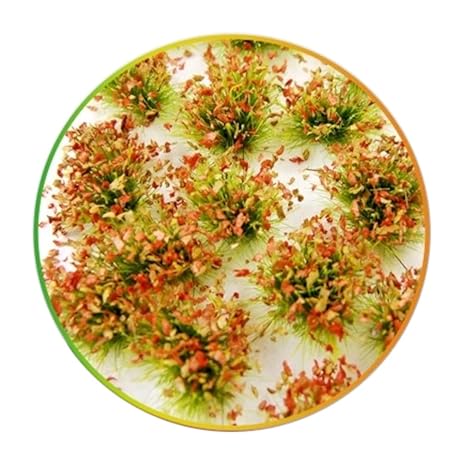 Green Stuff Shrubs TUFTS - 6mm self-adhesive - ORANGE GSW10745