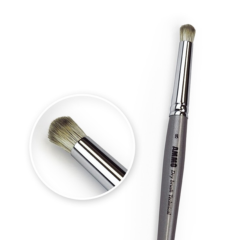 Ammo Mig Drybrush no 8 Technical Brush MIG8703