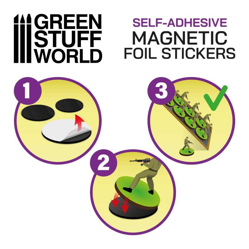 Green Stuff Magnetic Sheet - Self Adhesive GSW1046 - Afbeelding 2