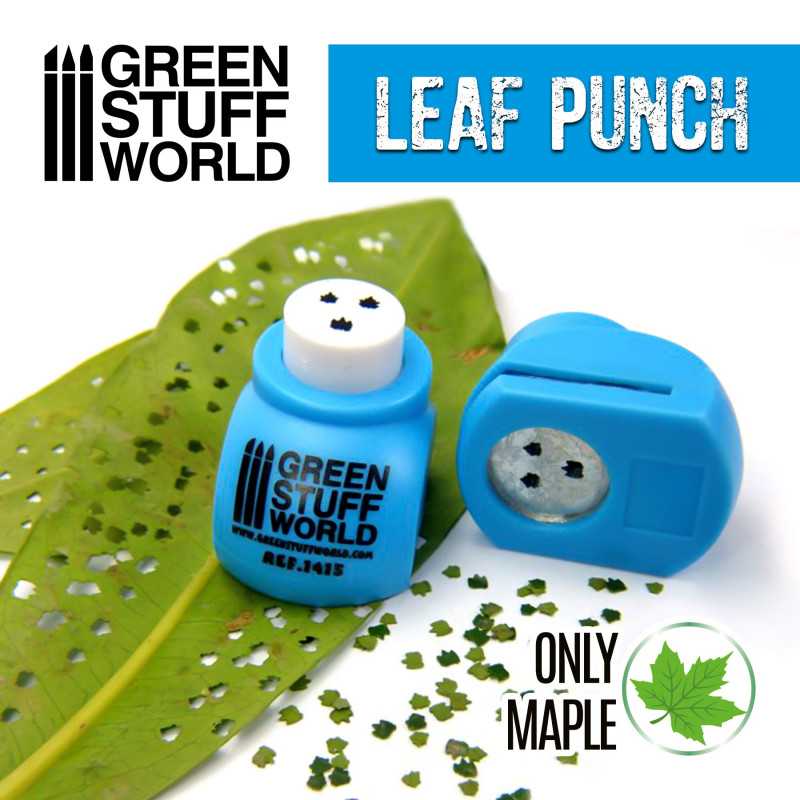 Green Stuff Miniature Leaf Punch MEDIUM BLUE GSW1415