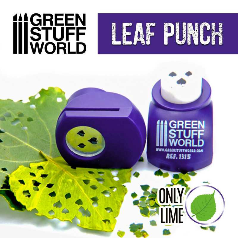 Green Stuff Miniature Leaf Punch DARK PURPLE GSW1315