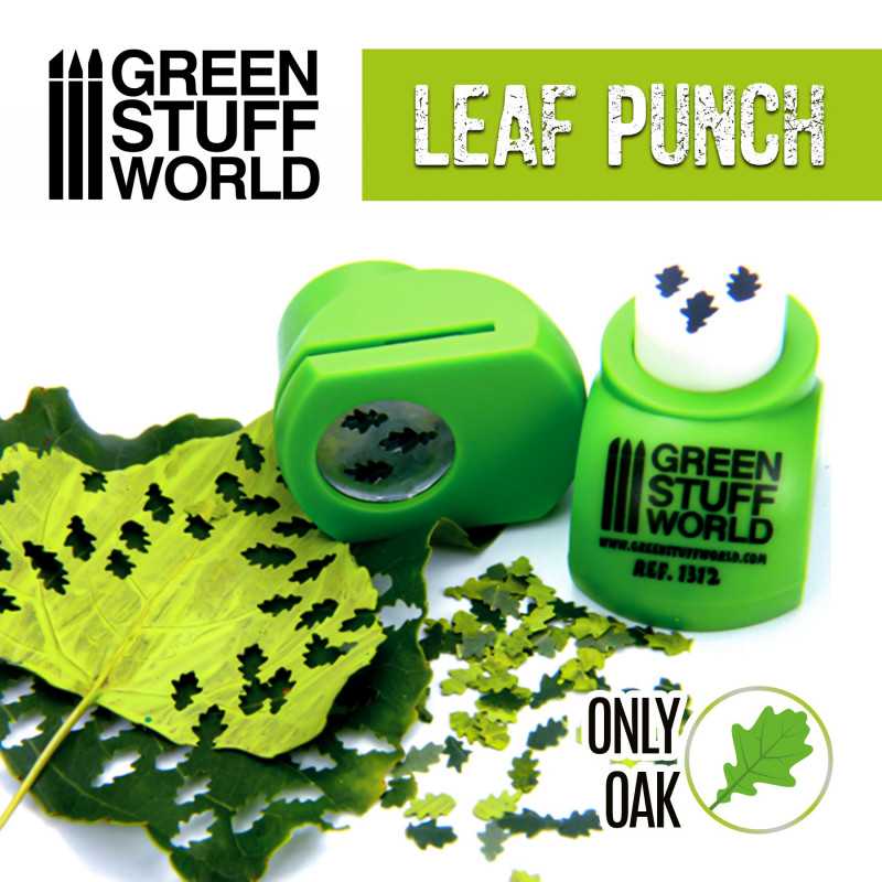 Green Stuff Miniature Leaf Punch LIGHT GREEN GSW1312