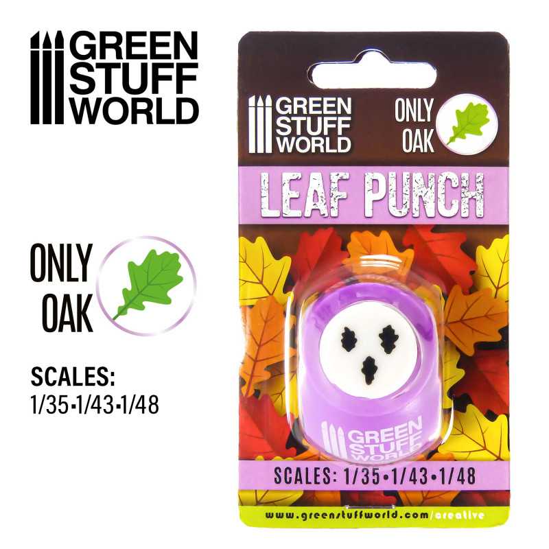 Green Stuff Miniature Leaf Punch LIGHT PURPLE GSW1347 - Afbeelding 3