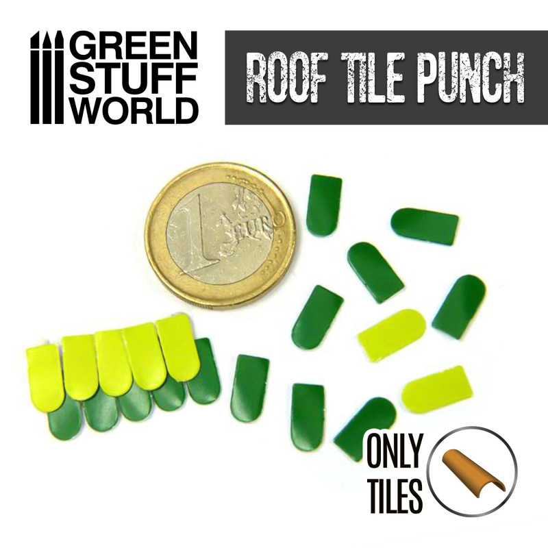 Green Stuff Miniature ROOF TILE Punch GSW1417 - Afbeelding 3