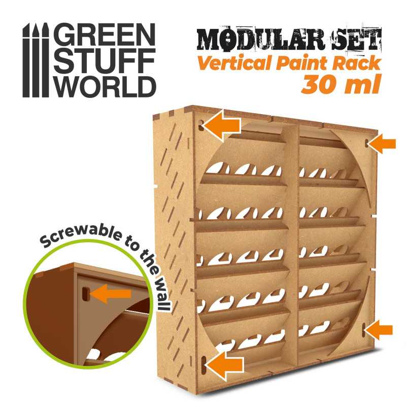 Green Stuff Modular Paint Rack - VERTICAL 30ml GSW11242 - Afbeelding 3