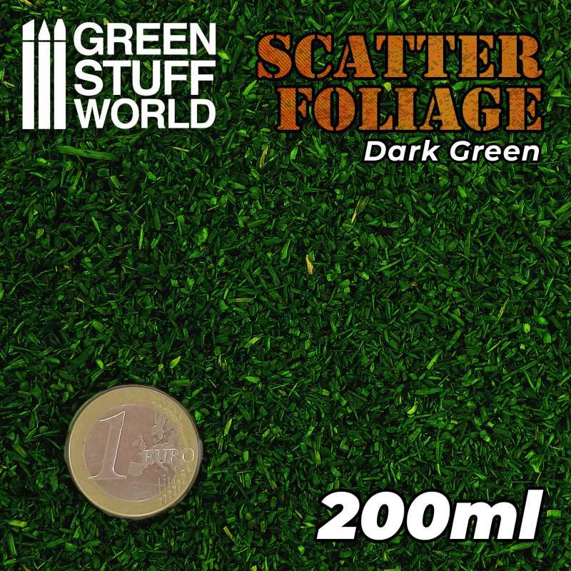 Green Stuff Scatter Foliage - DARK GREEN - 200ml GSW1177 - Afbeelding 2