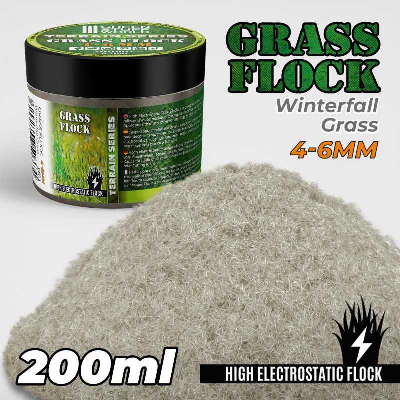Green Stuff Static Grass Flock 4-6mm - WINTERFALL GRASS - 200 ml GSW11163