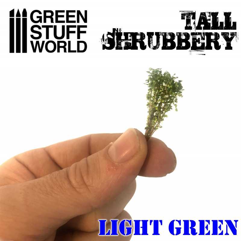 Green Stuff Tall Shrubbery - LIGHT GREEN GSW9925 - Afbeelding 2