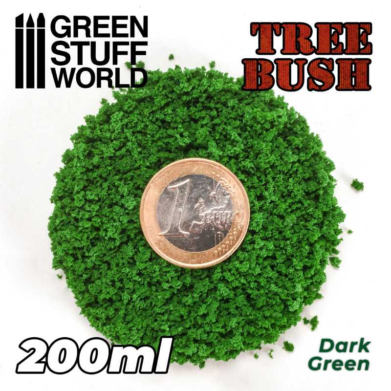 Green Stuff Tree Bush Clump Foliage - DARK GREEN - 200ml GSW11185 - Afbeelding 2