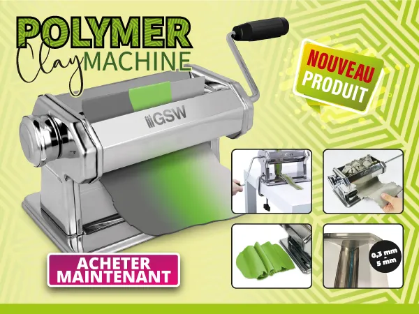 Green Stuff Polymer Clay Machine GSW3565