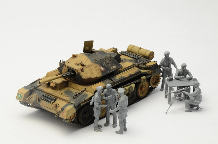 Italeri 1:35 Crusader MK III whit British Crew El Alamein 1942-2022 IT6592 - Afbeelding 2
