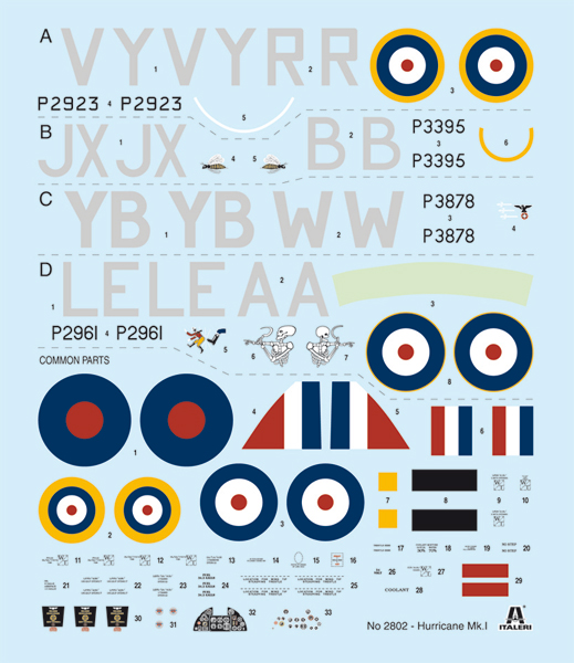 Italeri 1:48 Hurricane Mk.I IT2802 - Afbeelding 7