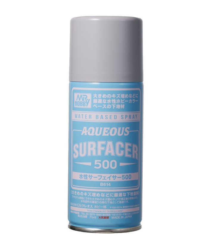 Mr.Hobby Aqueous Surfacer 500 Grey 170ml MRH-B-614