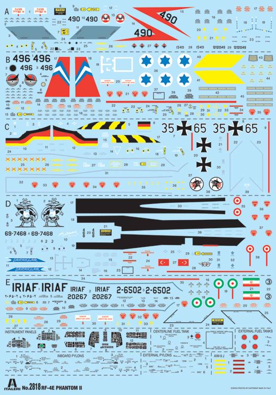 Italeri 1:48 RF-4E Phantom II IT2818 - Afbeelding 7