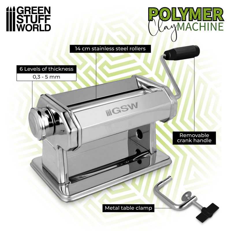 Green Stuff Polymer Clay Machine GSW3565 - Afbeelding 3
