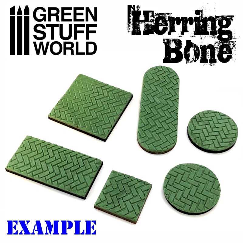 Green Stuff Herringbone Rolling Pin GSW1675 - Afbeelding 2