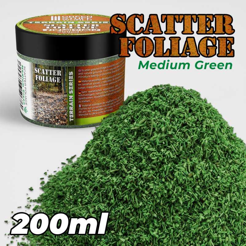 Green Stuff Scatter Foliage MEDIUM GREEN 200ml GSW11176