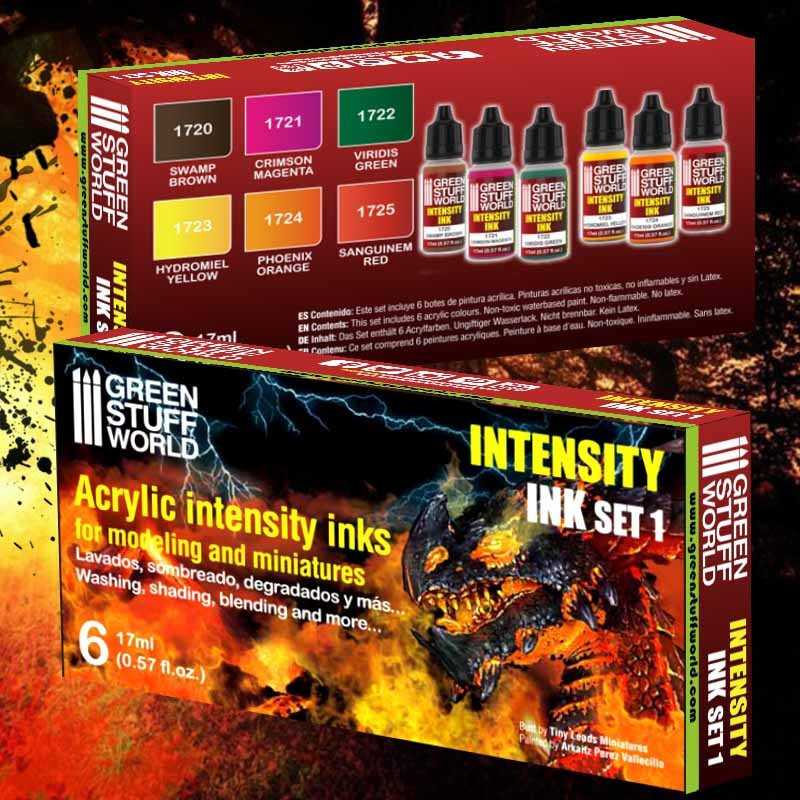 Green Stuff Acrylic Intensity Ink Set 1 GSW9351 - Afbeelding 2