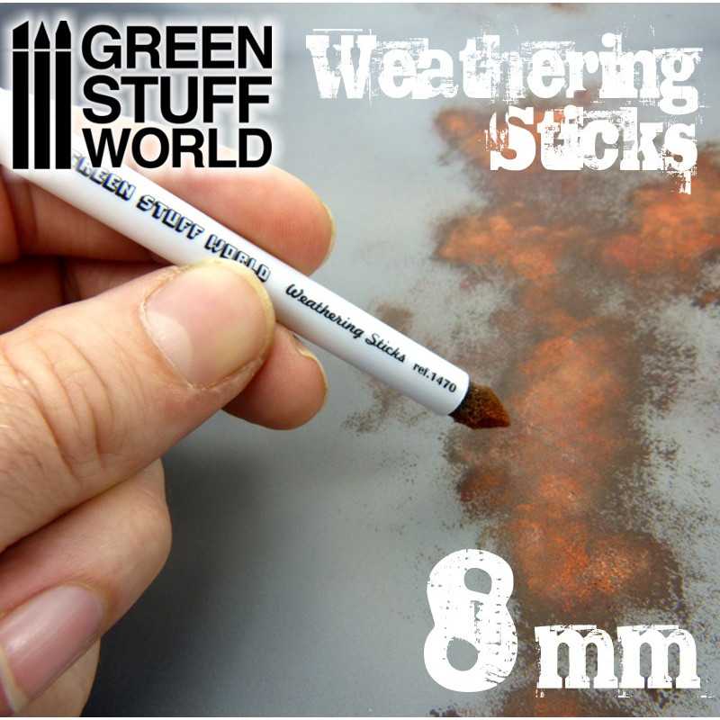 Green Stuff Weathering Sticks 8mm ( 3 stuks ) GSW9311 - Afbeelding 4