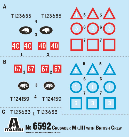 Italeri 1:35 Crusader MK III whit British Crew El Alamein 1942-2022 IT6592 - Afbeelding 4