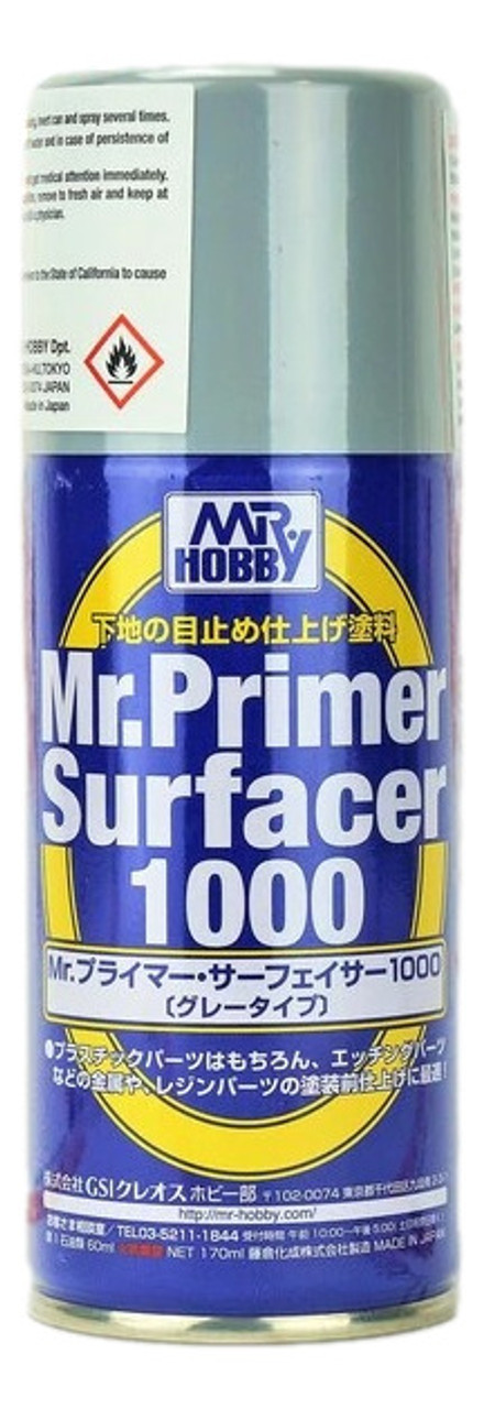 Mr.Hobby Surfacer 1000 Primer Grey 170ml MRH-B-524