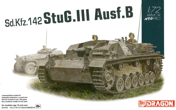 Dragon 1:72 Sd.Kfz.142 Stug III Ausf.B DR7636