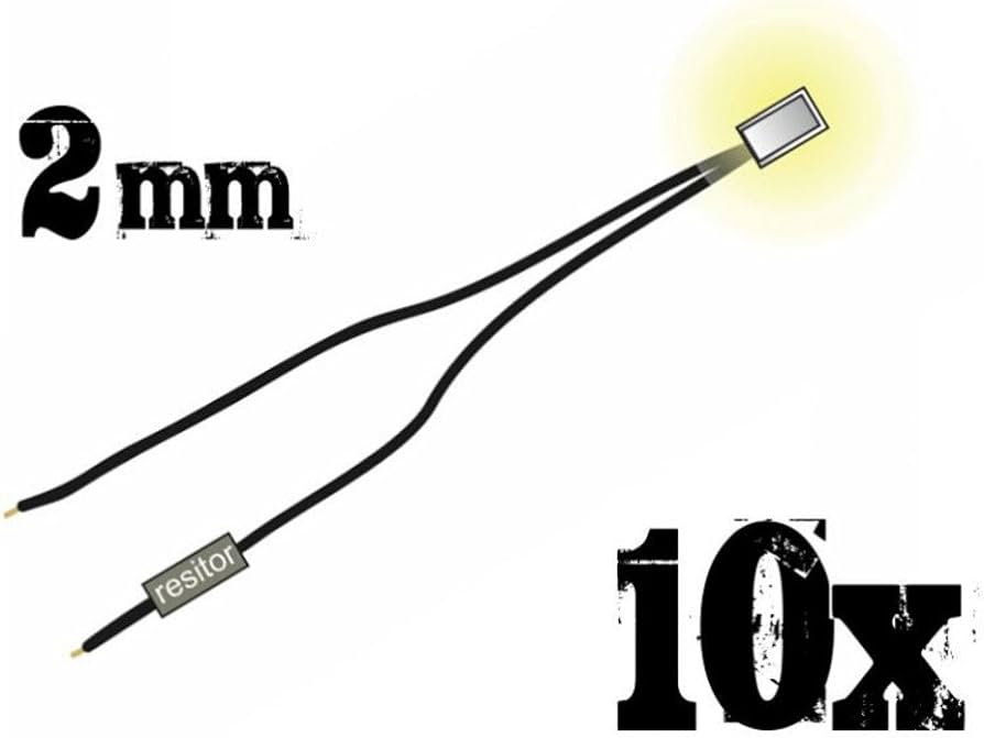 Green Stuff Warm White LED Lights 2mm ( 10 stuks ) GSW1383