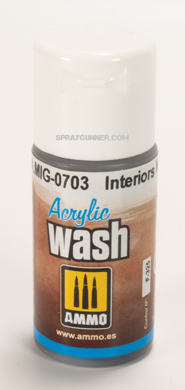 Ammo Mig Acrylic Wash Interiors Wash 15ml MIG-0703