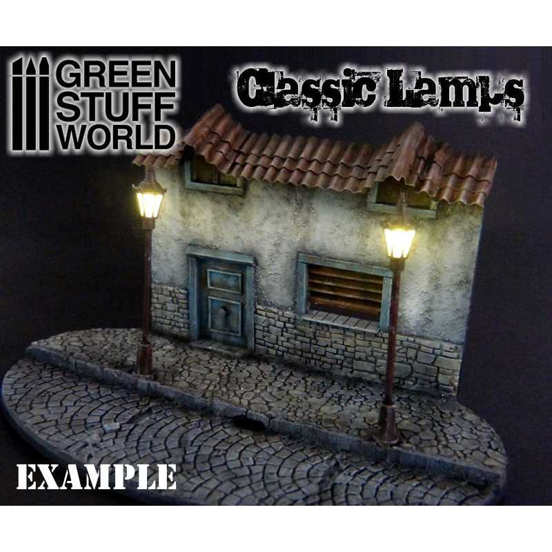 Green Stuff 10x Classic Lamps whit LED Lights GSW9269 - Afbeelding 2