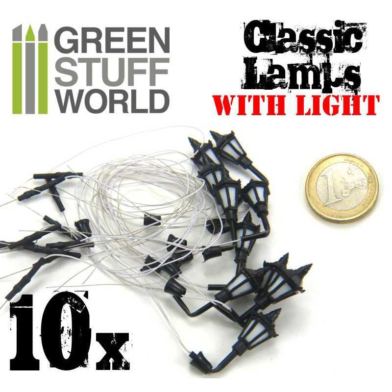 Green Stuff 10c Classic Wall Lamps whit LED Lights GSW9270
