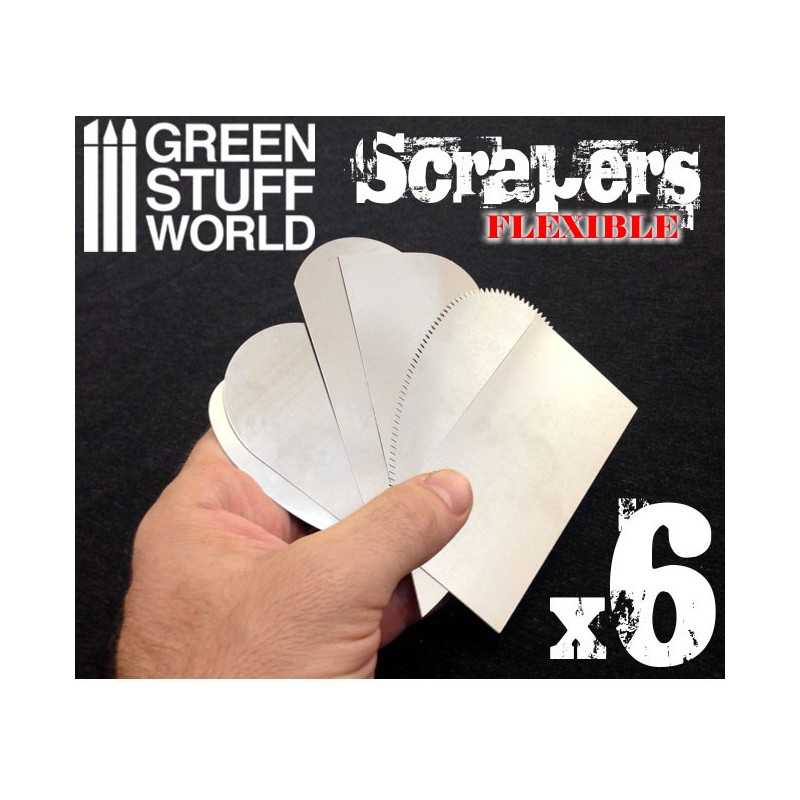 Green Stuff Flexible Steel Scrapers GSW1342