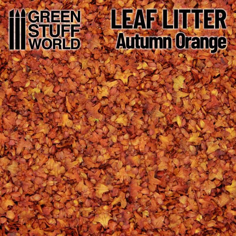 Green Stuff Leaf Litter AUTUMN ORANGE GSW1264 - Afbeelding 3