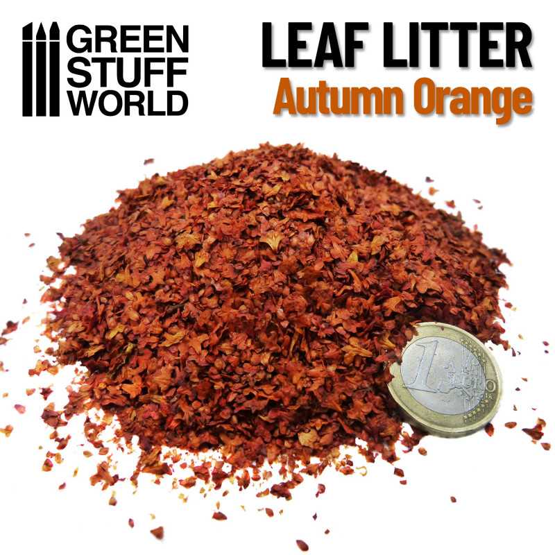 Green Stuff Leaf Litter AUTUMN ORANGE GSW1264 - Afbeelding 2