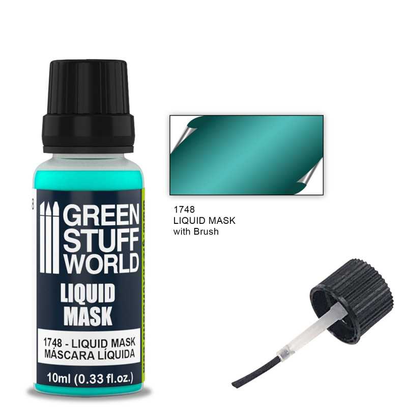 Green Stuff Liquid Mask whit Applicator Brush GSW1748