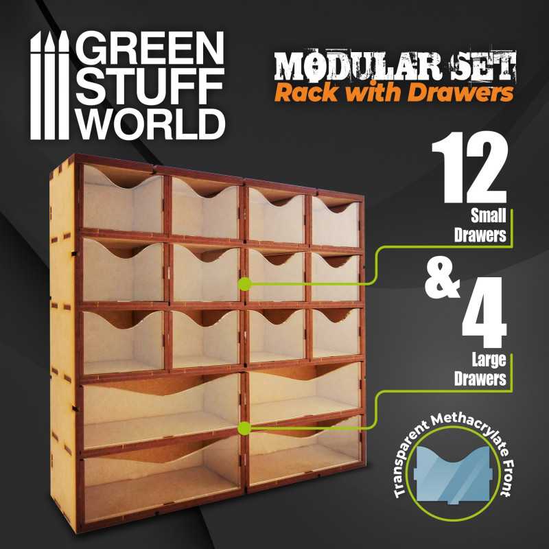 Green Stuff Rack whit Drawers GSW10960