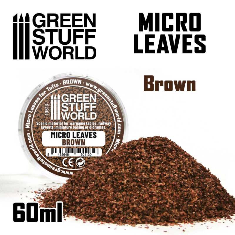 Green Stuff Micro Leaves Brown Mix GSW10613
