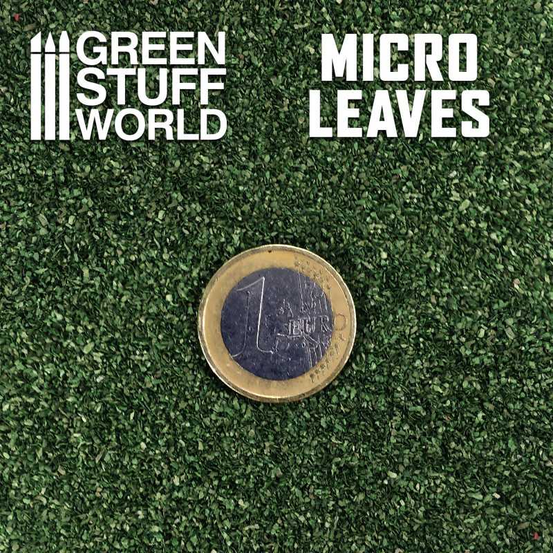 Green Stuff Micro Leaves Dark Green Mix GSW10606 - Afbeelding 2