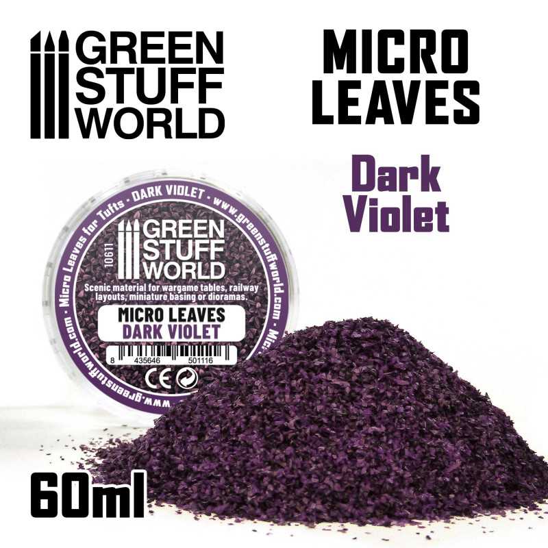 Green Stuff Micro Leaves Dark Violet Mix GSW10611