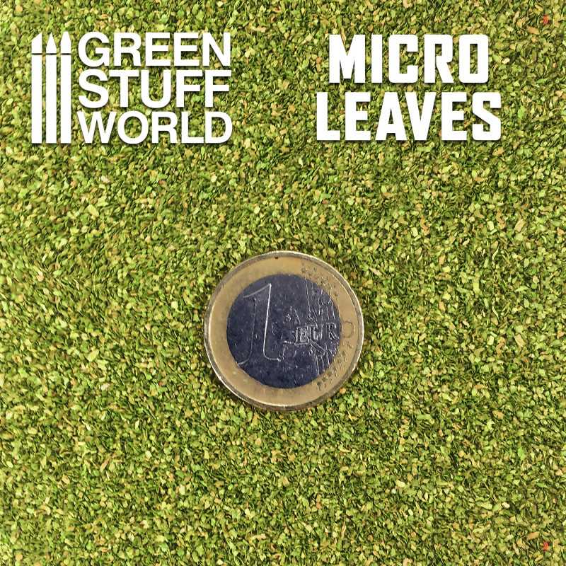 Green Stuff Micro Leaves LIGHT GREEN Mix GSW10788 - Afbeelding 2