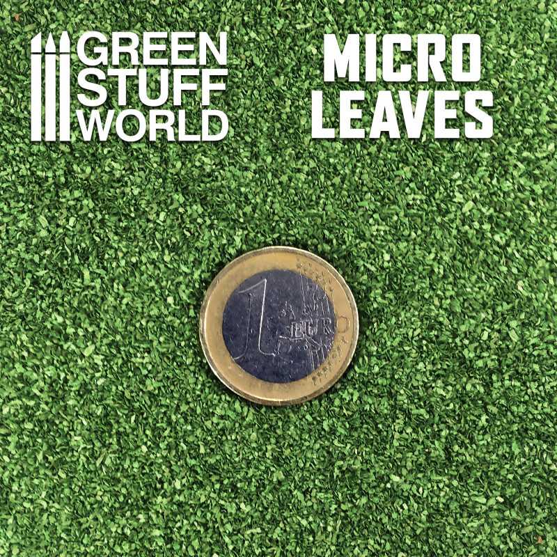 Green Stuff Micro Leaves Medium Green Mix GSW10607 - Afbeelding 2