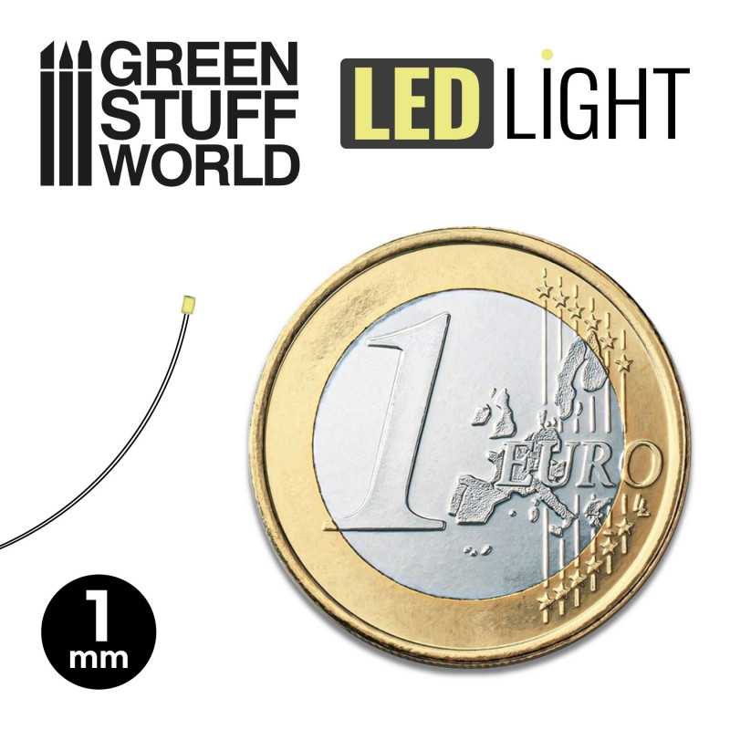 Green Stuff Red LED Lights 1mm ( 10 stuks ) GSW1384 - Afbeelding 2